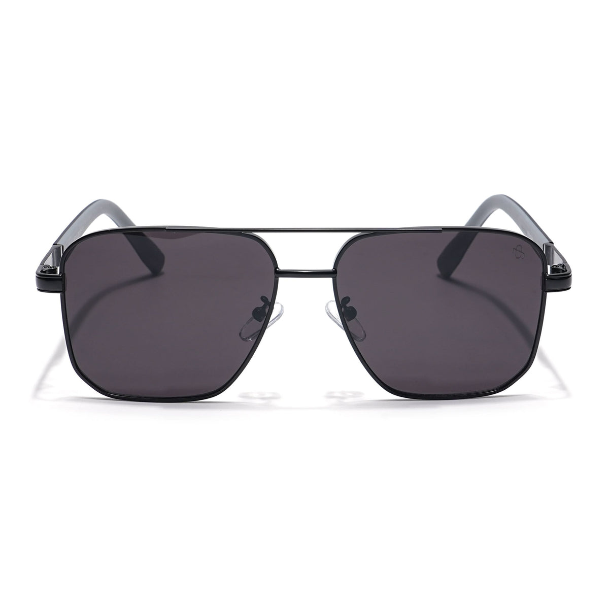 Eyejack Black Square Sunglasses for Men and Women - Style L826 - view 4