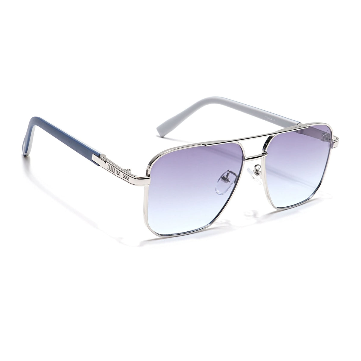 Eyejack silver Square Sunglasses for Men and Women - Style L828 - view 3