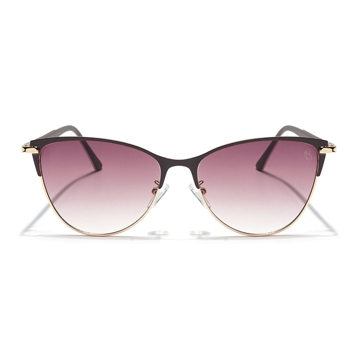 Eyejack Golden & Brown Cateye Sunglasses for Men and Women - Style L844 - view 3
