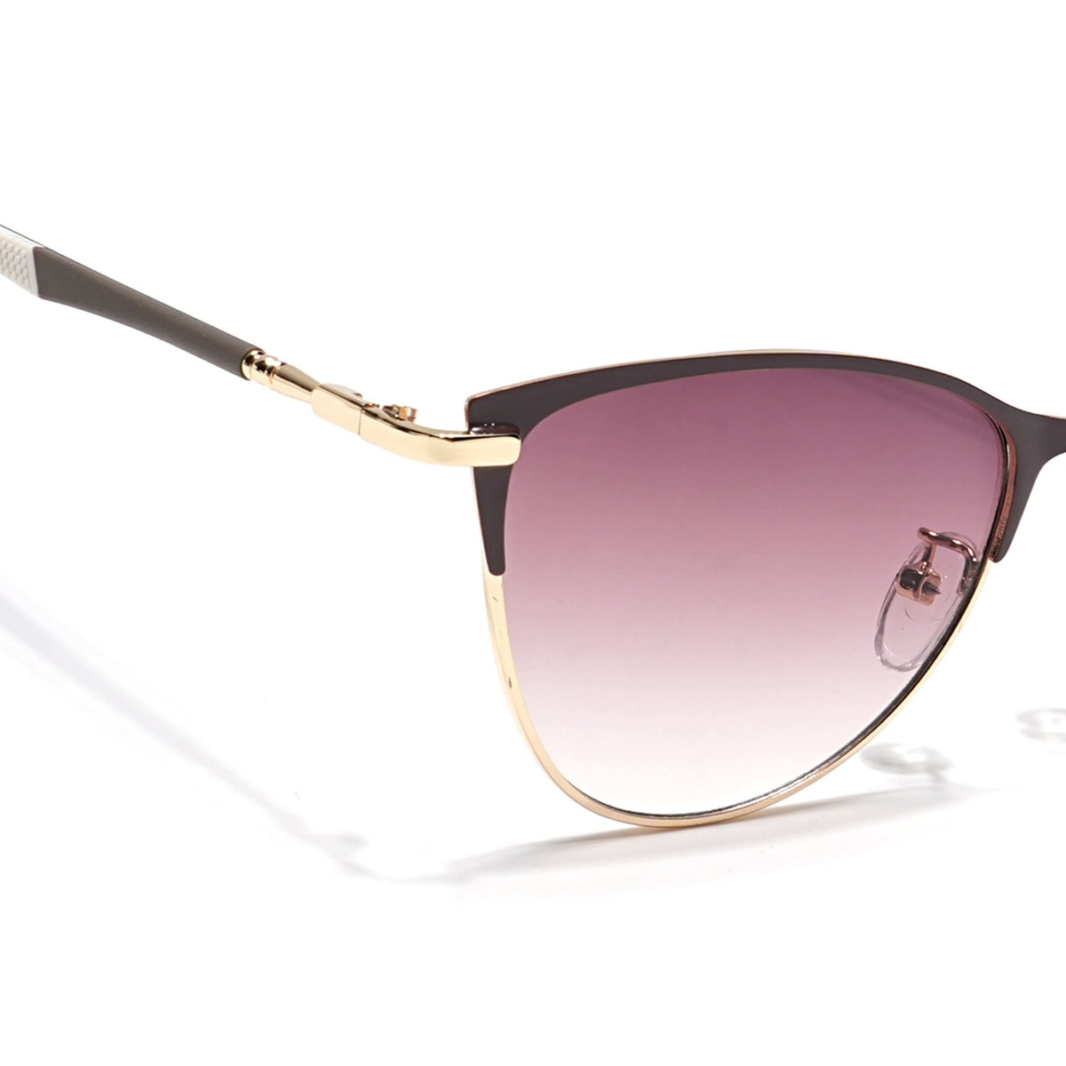 Eyejack Golden & Brown Cateye Sunglasses for Men and Women - Style L844 - view 4