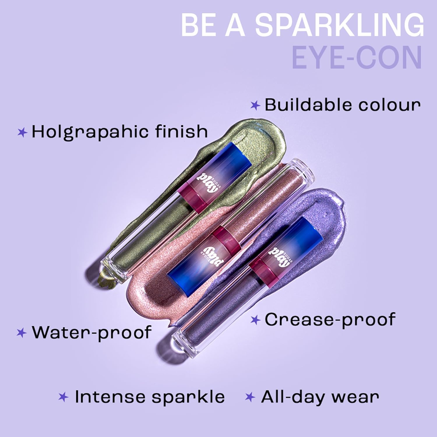 SUGAR Play High Key Chrome Eyeshadow 01 Straight Fire 4.2Ml (499)