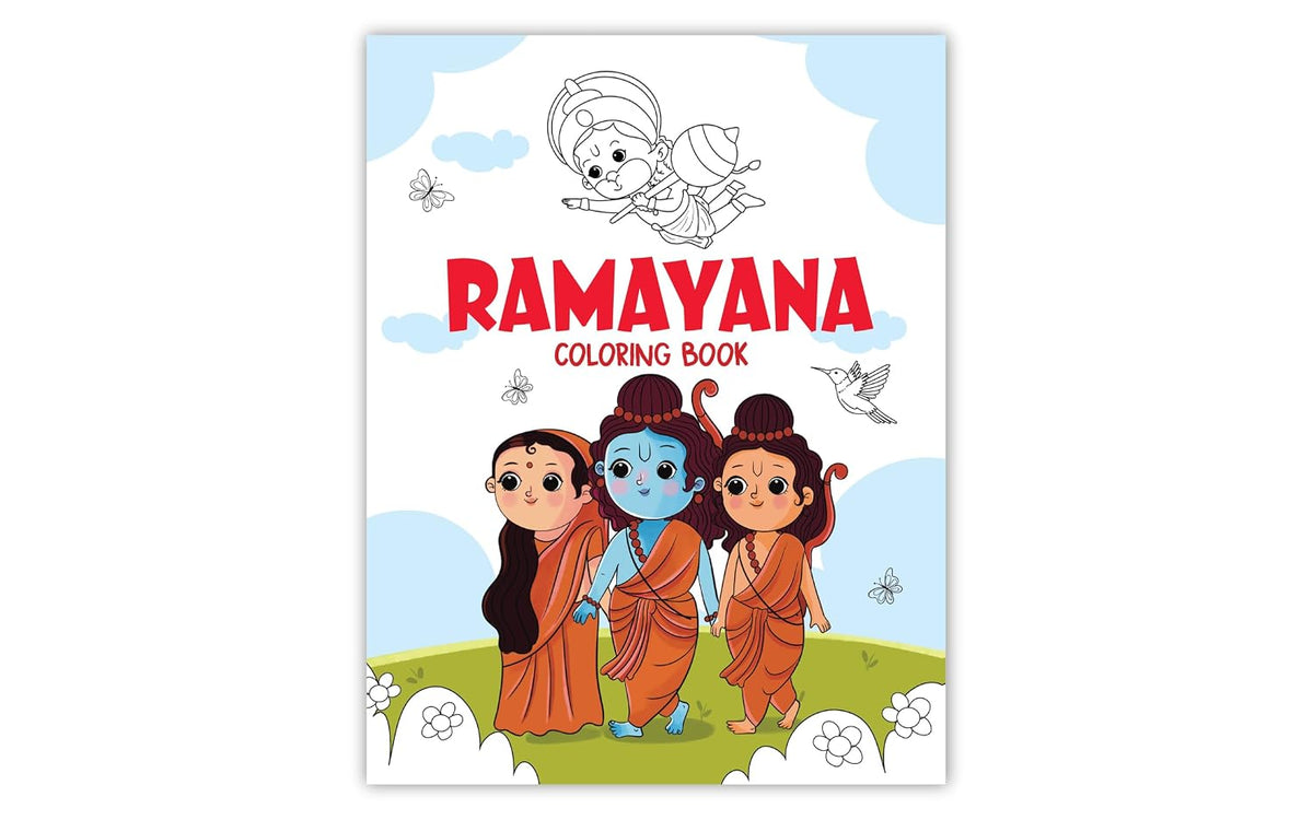 Kids Colouring Book: Ramayana
