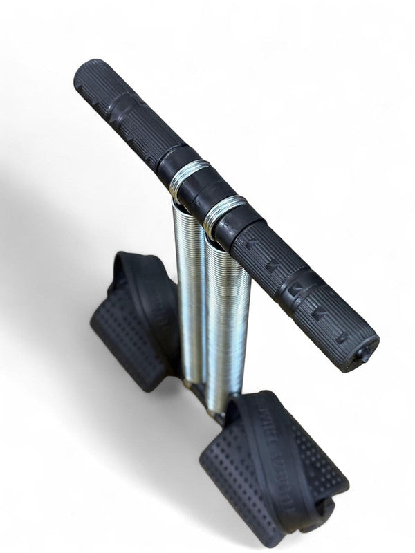 Buddy Cares Double Spring Tummy Trimmer – Abdominal Training Tool with Foot Pedals – Detail View