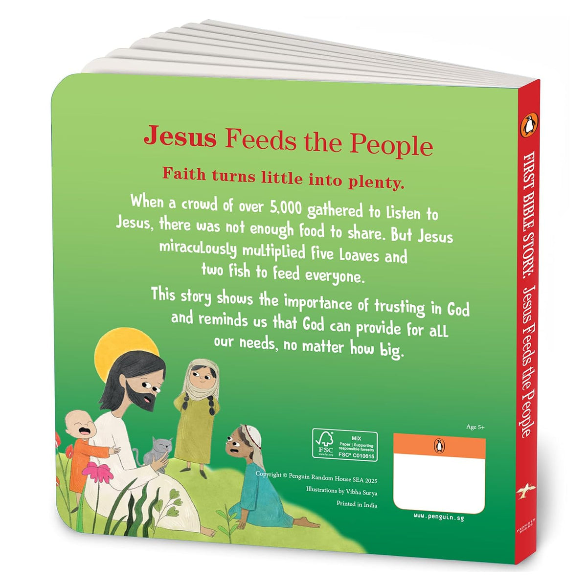 First Bible Story: Jesus Feeds the Peopl