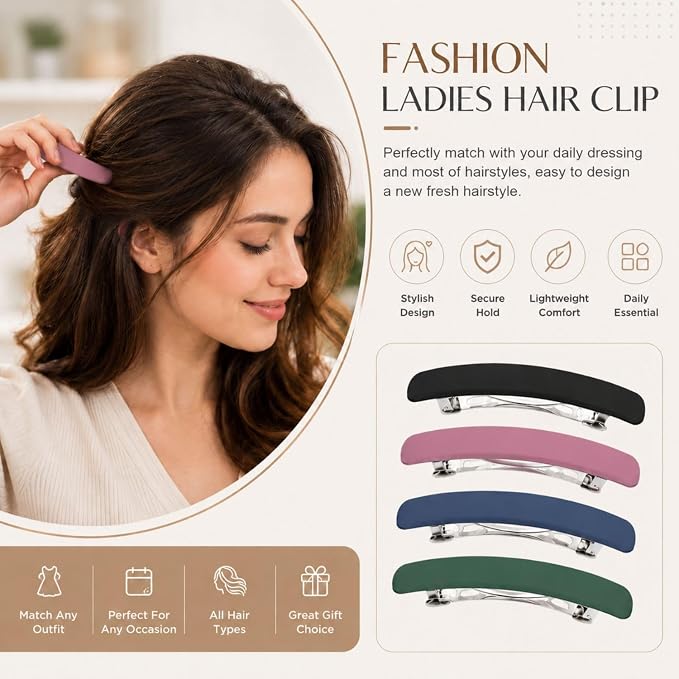 Simple Everyday Hair Clip – additional view