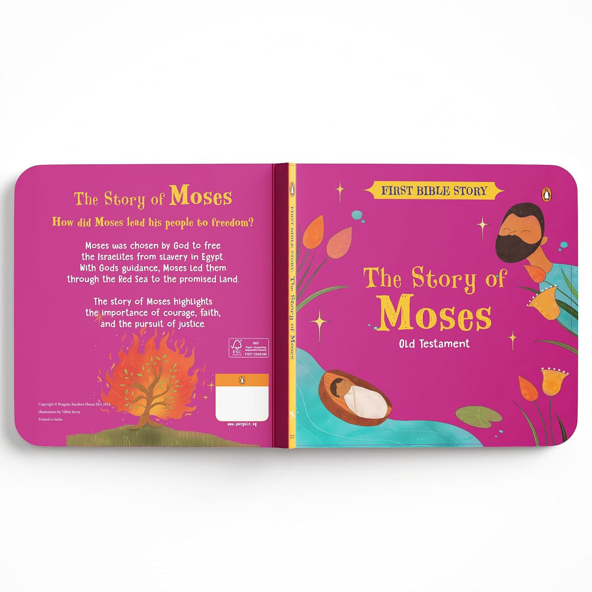 The Story of Moses (Old Testament): First Bible Story