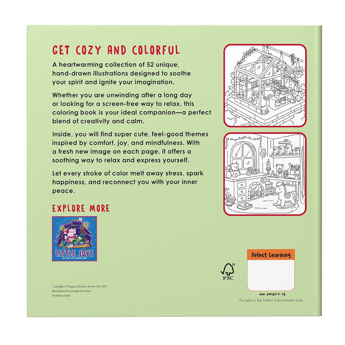 Little corners - Cozy Coloring Book