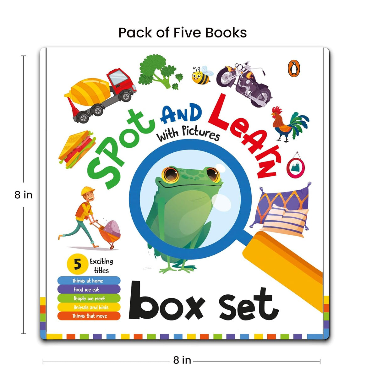 Spot and Learn with Pictures (5 Books Pi