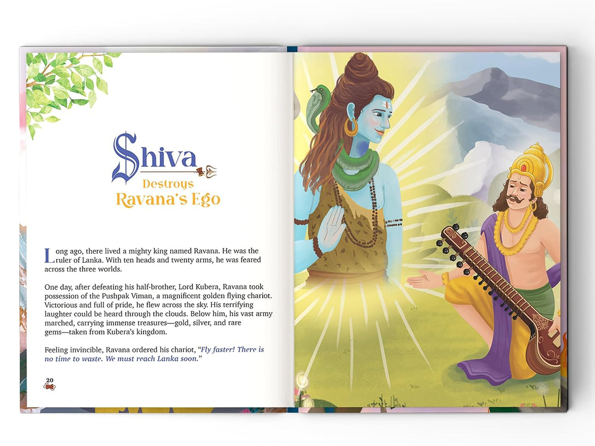 Shiva Stories: 10 Illustrated Stories of Lord Shiva for Children I Hindu Mythology | Indian Gods and Goddesses