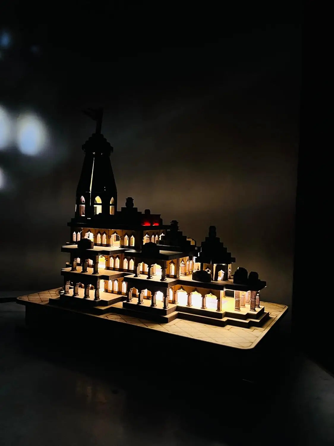 Shri Ram Ayodhya Mandir Exclusive 3D Wooden Janmabhoomi Temple Santarms