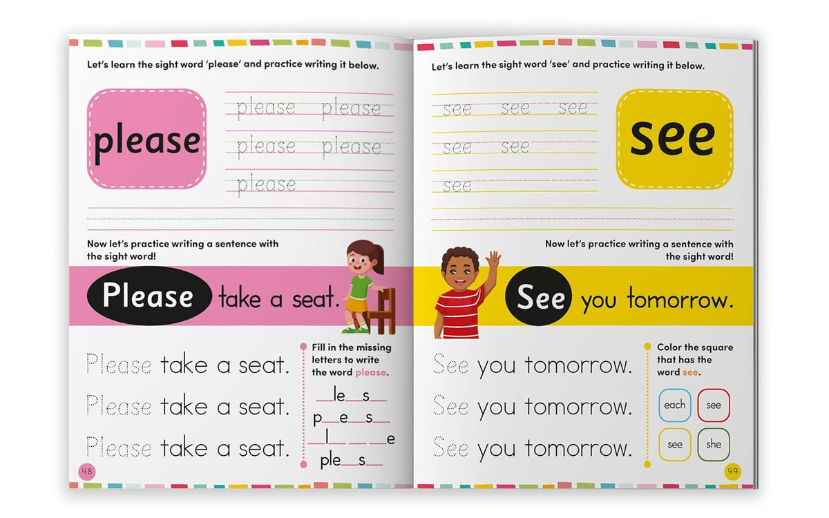 Sight Words and Sentences (Level 1)