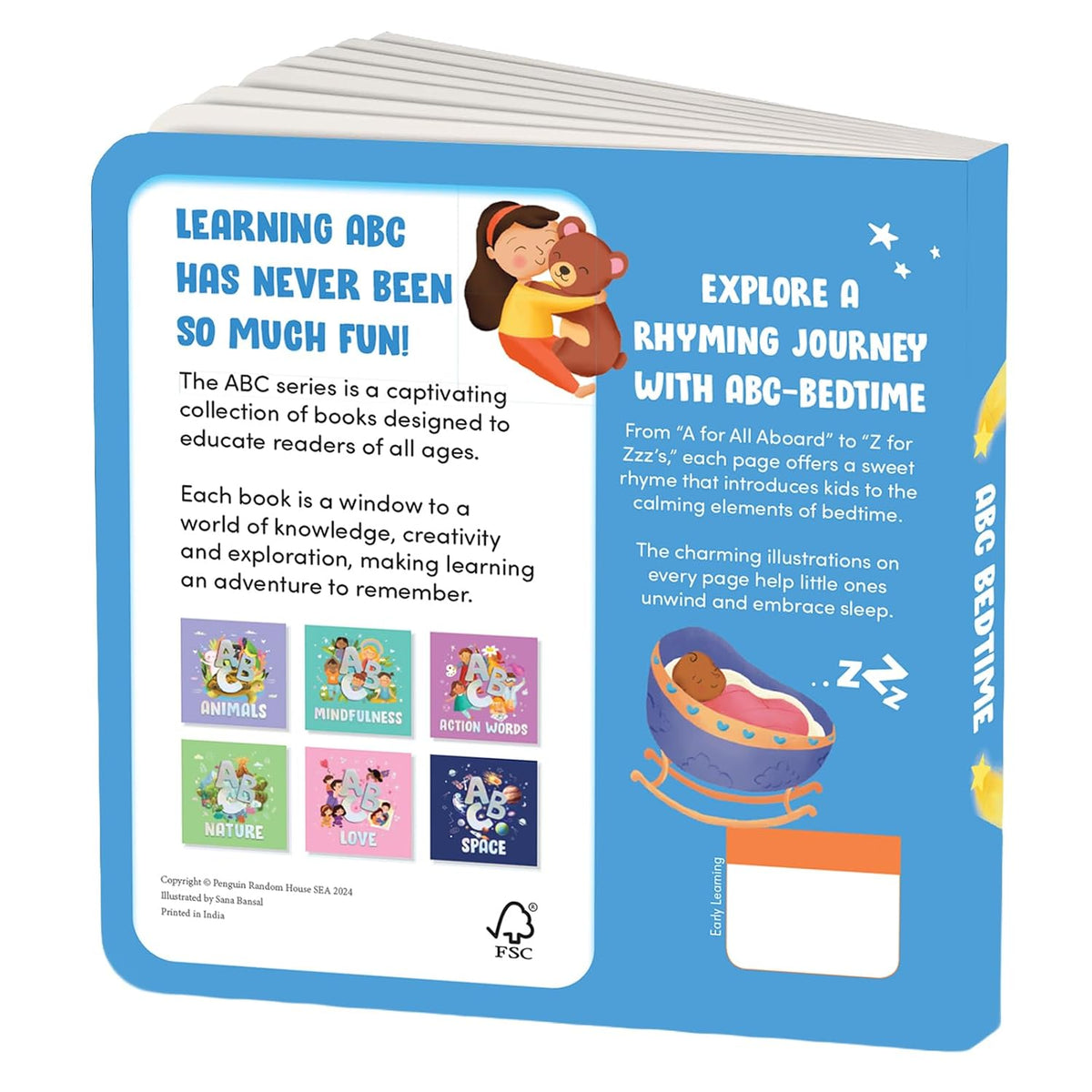 ABC Series-Bedtime: Night time Routine Book for Kids and Toddlers