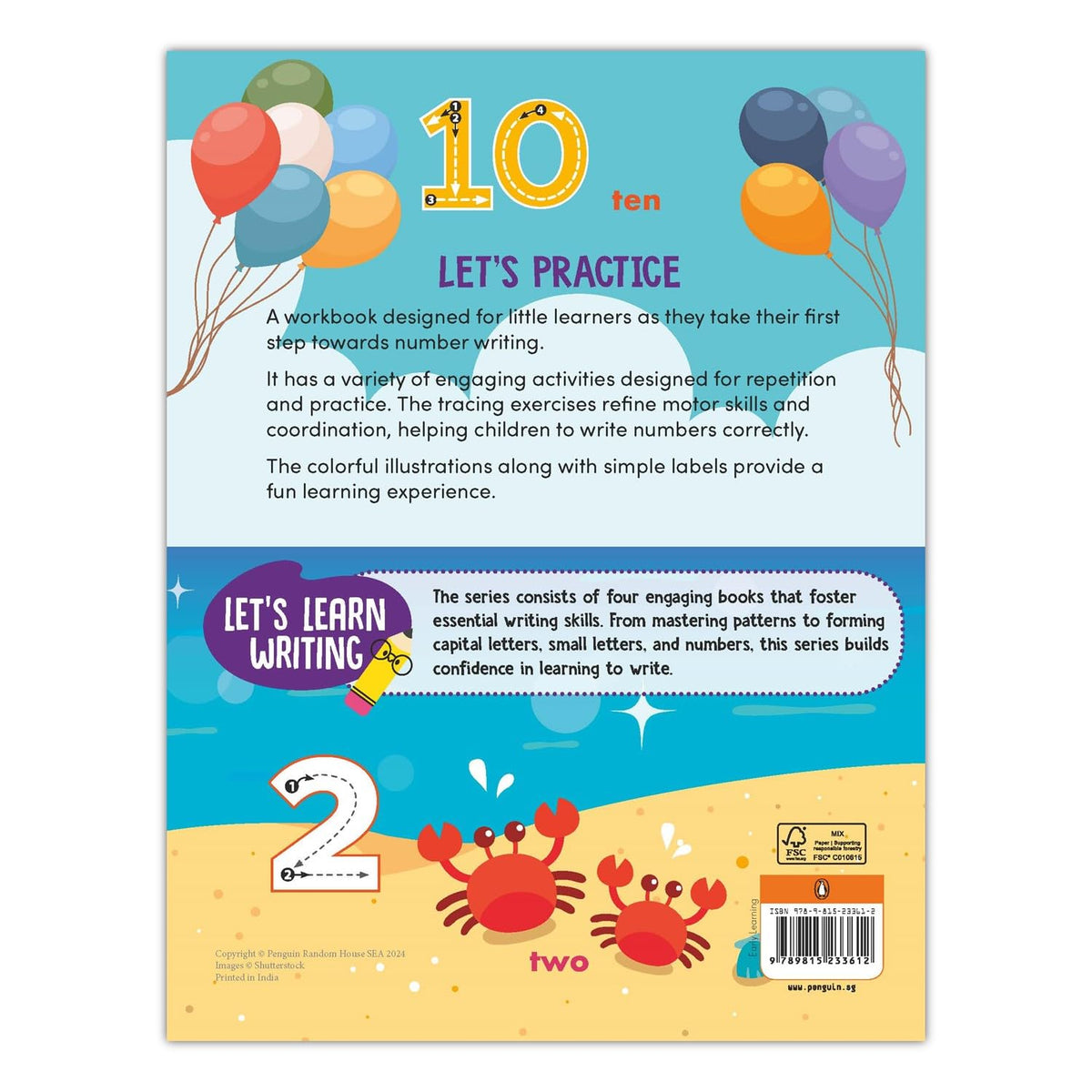 Let's Learn Writing: Numbers 1 to 20