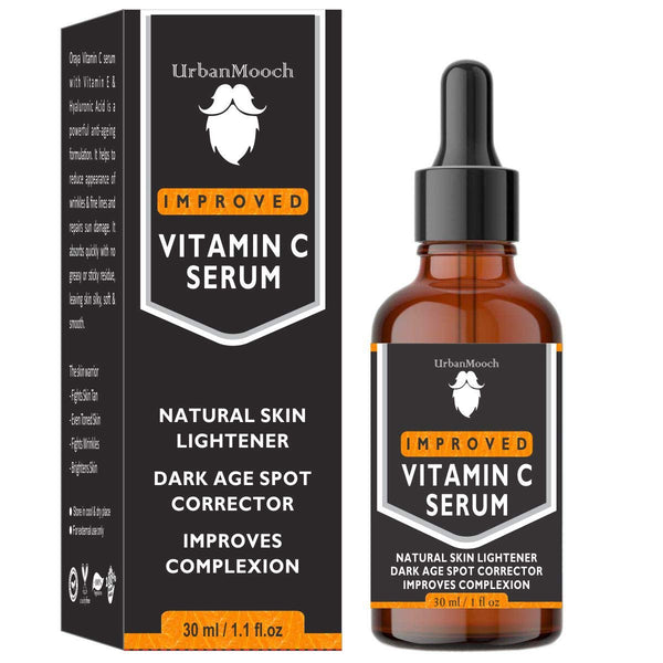 UrbanMooch 10% Vitamin C Face Serum | With Vitamin C, 5% Niacinamide & Hyaluronic Acid | Fades Dark Spots | Reduces Pigmentation | Boosts Collagen | Brightens Skin | Suitable For All Skin Types | 30ml UrbanMooch