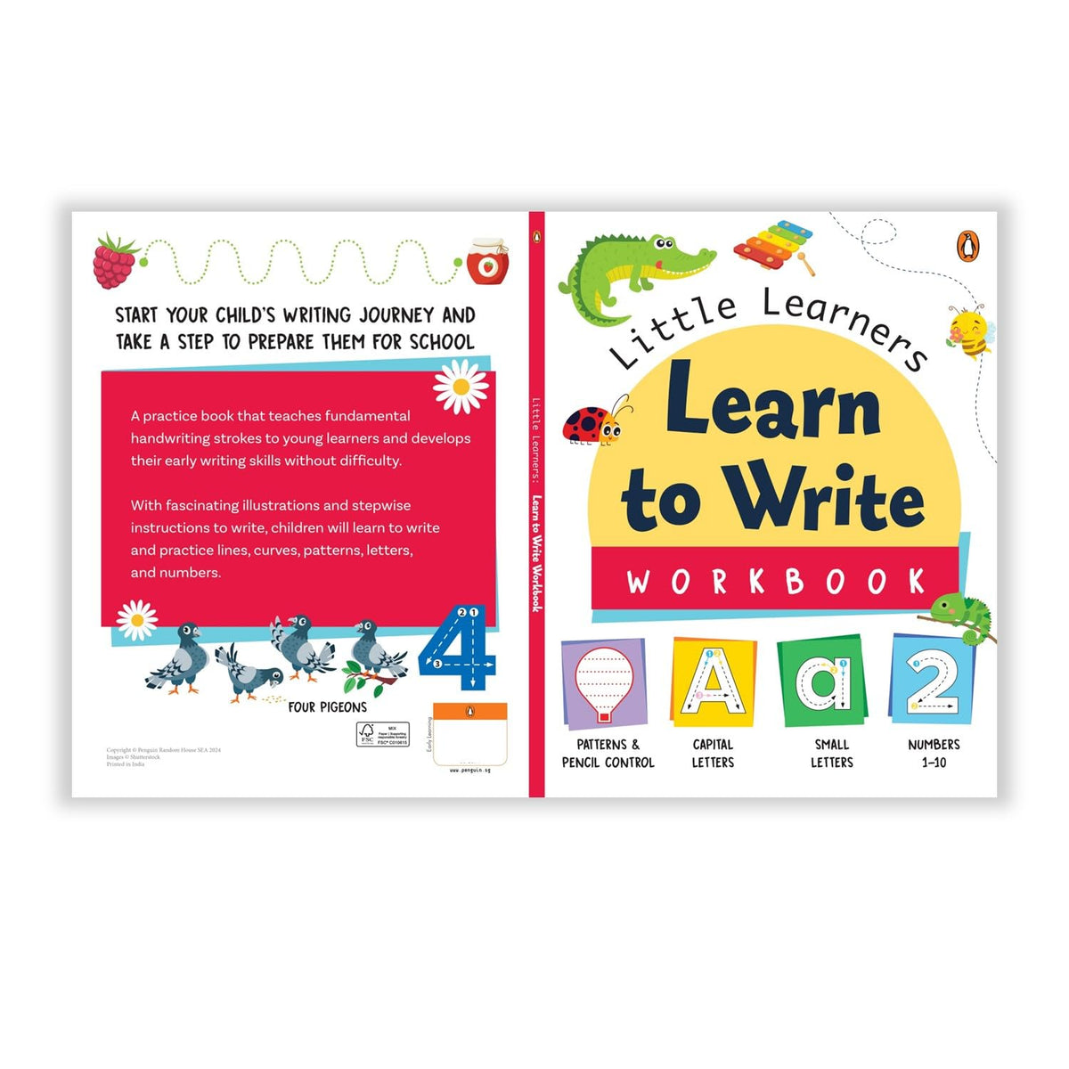 Little Learners: Learn to Write Workbook