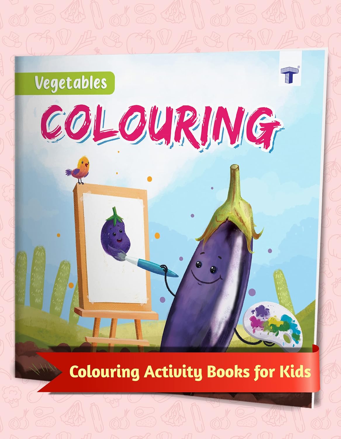 Vegetable Colouring Book for Kids | Drawing & Painting Activities - Image 1