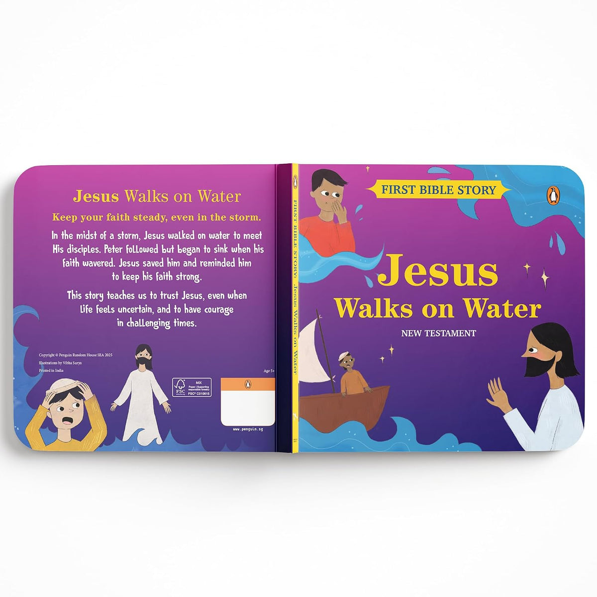 First Bible Story: Jesus Walks on Water