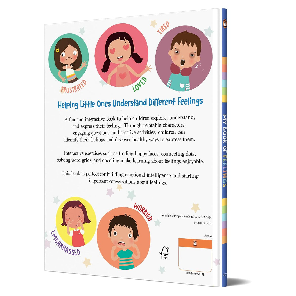 My Book of Feelings: An Interactive Activity Book for Kids to Understand and Express Emotions