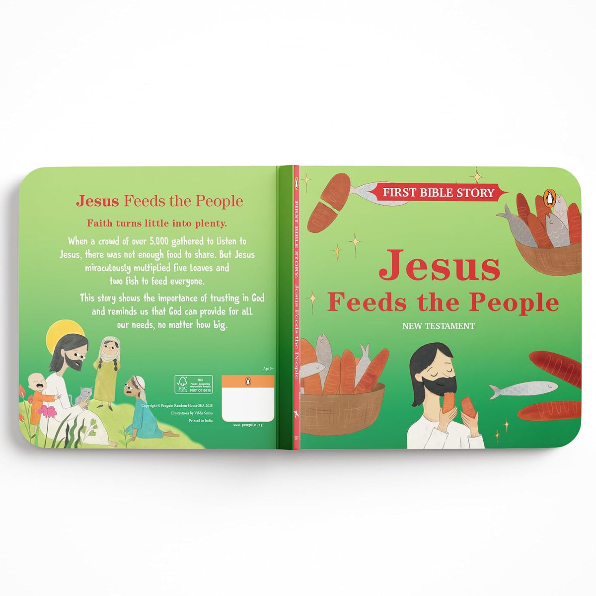 First Bible Story: Jesus Feeds the Peopl
