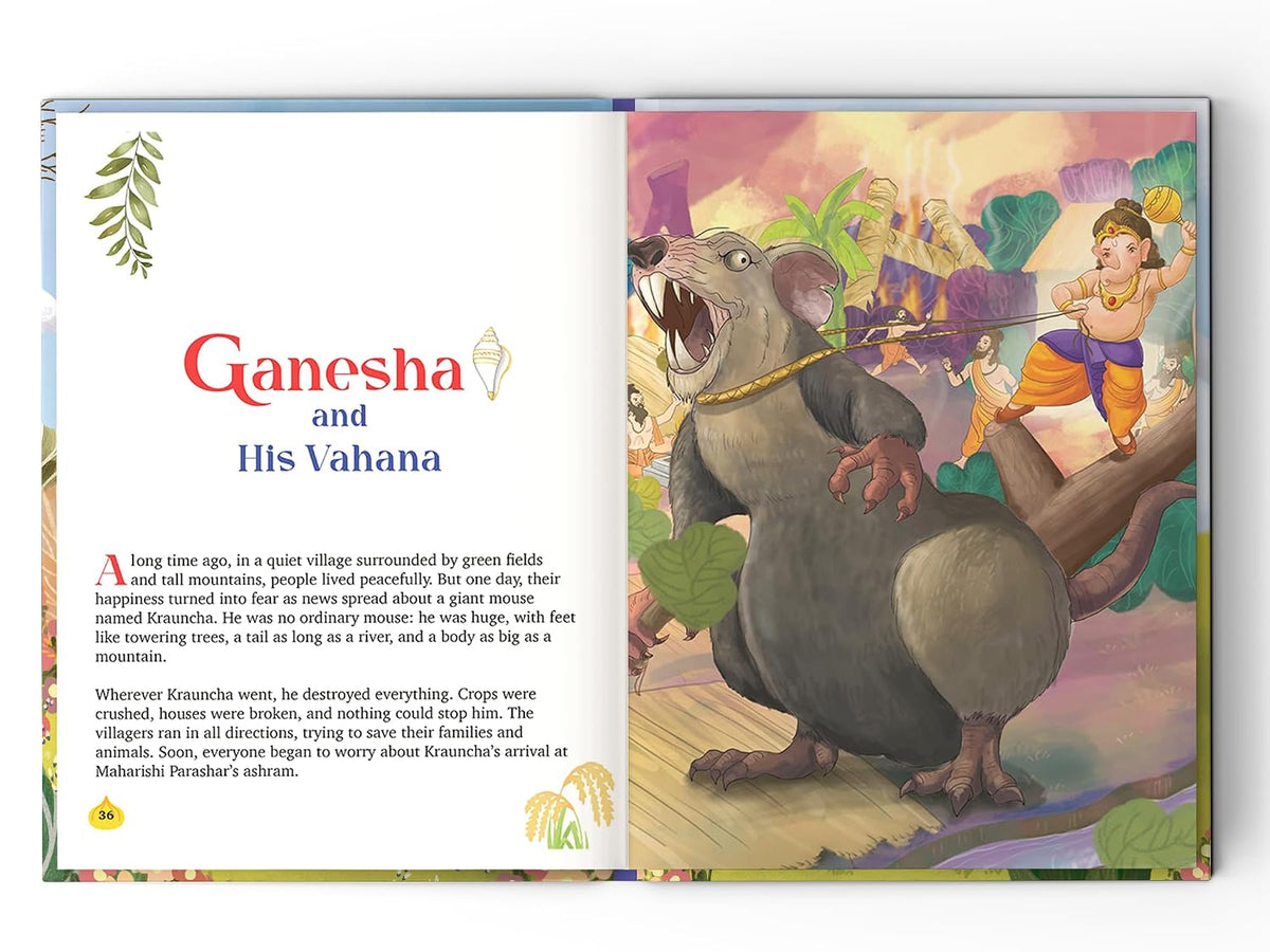 Ganesha Stories: 10 Illustrated Stories of Lord Ganesha for Children I Hindu Mythology