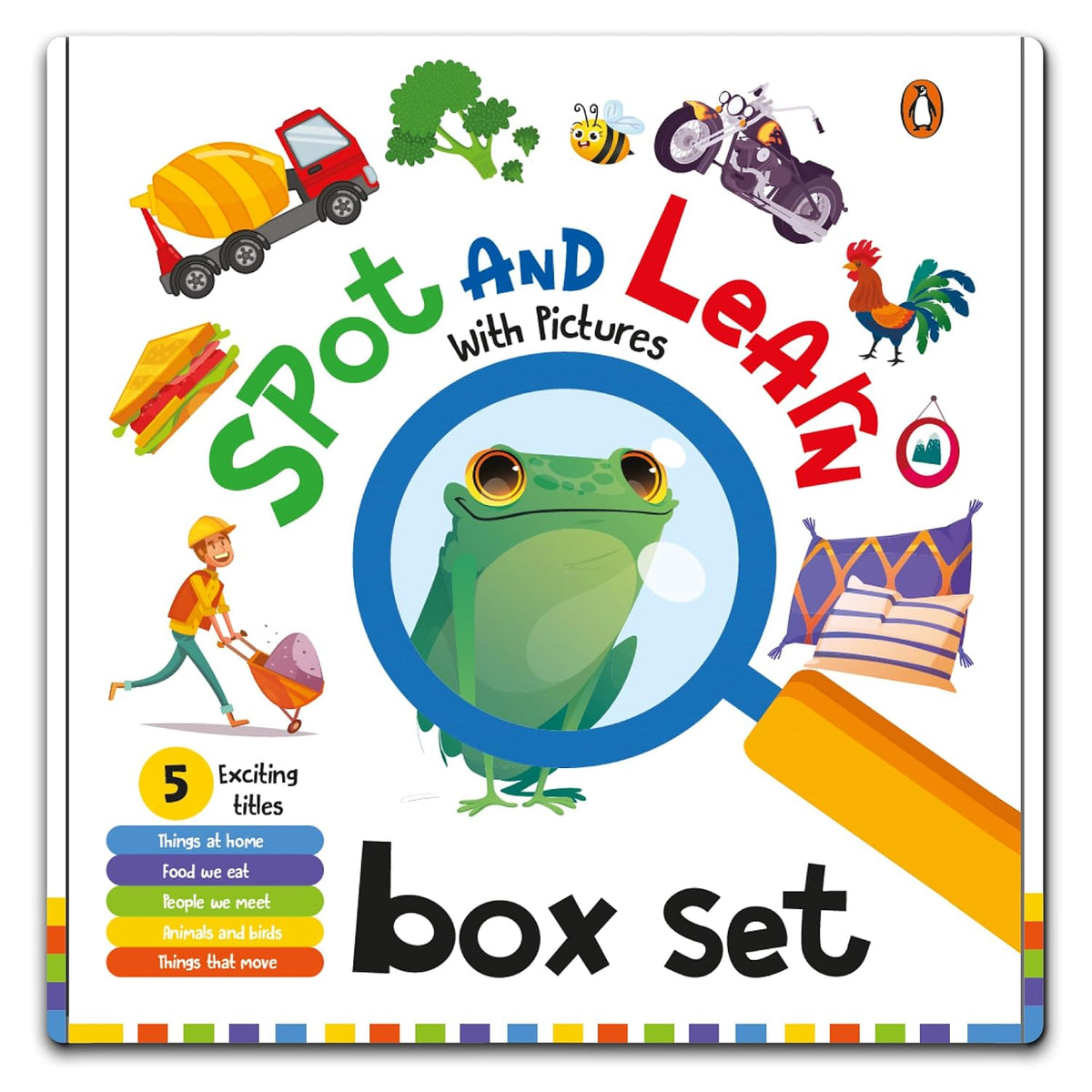 Spot and Learn with Pictures (5 Books Pi