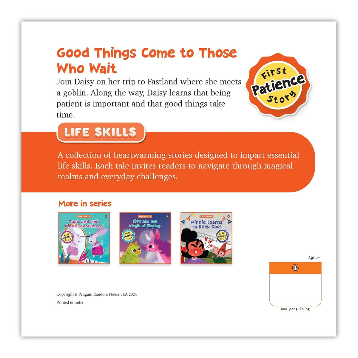 Life Skills Series-Daisy and the Trip to Fastland: Patience, Self-control & Emotional Growth I A Heartwarming Illustrated Tale for Kids