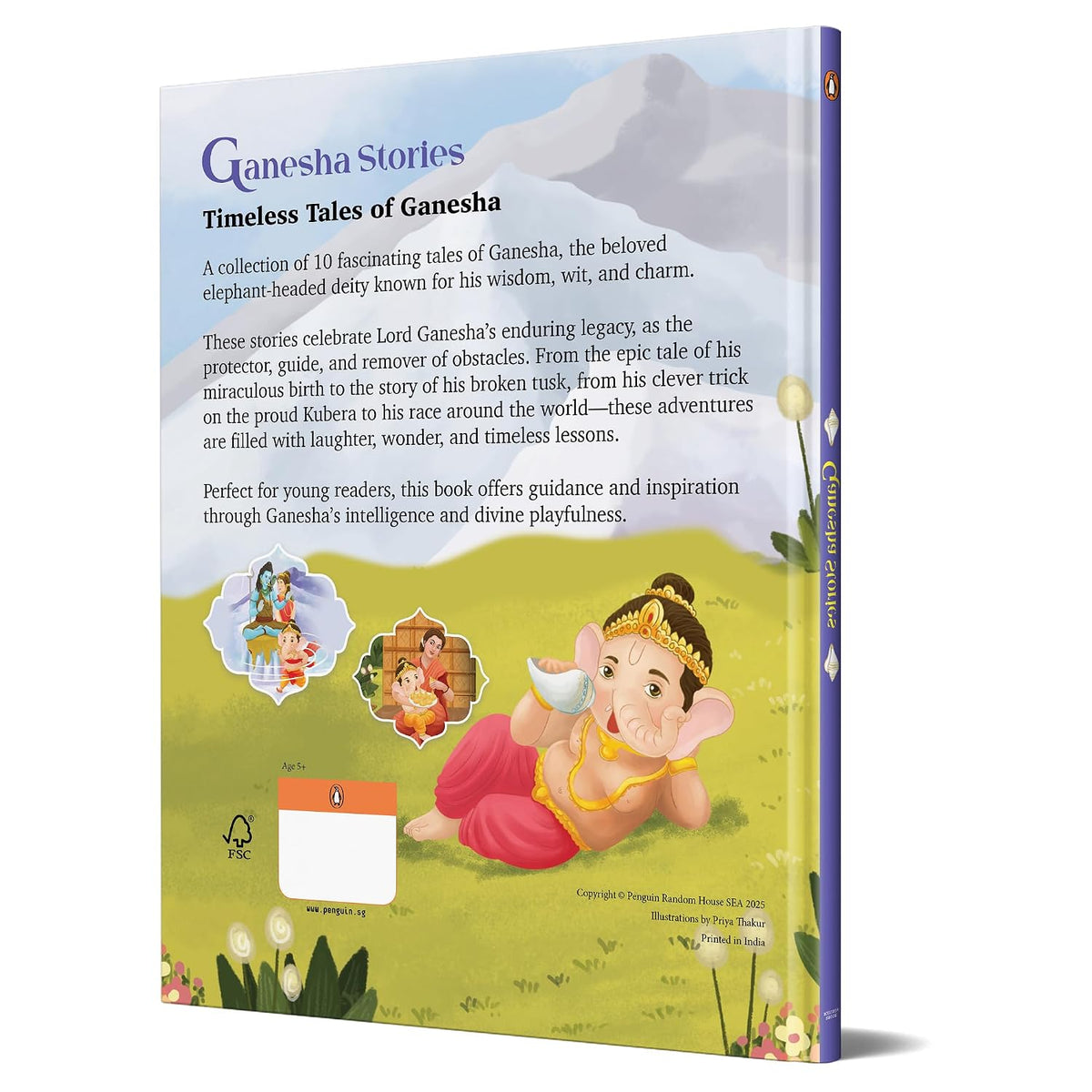 Ganesha Stories: 10 Illustrated Stories of Lord Ganesha for Children I Hindu Mythology
