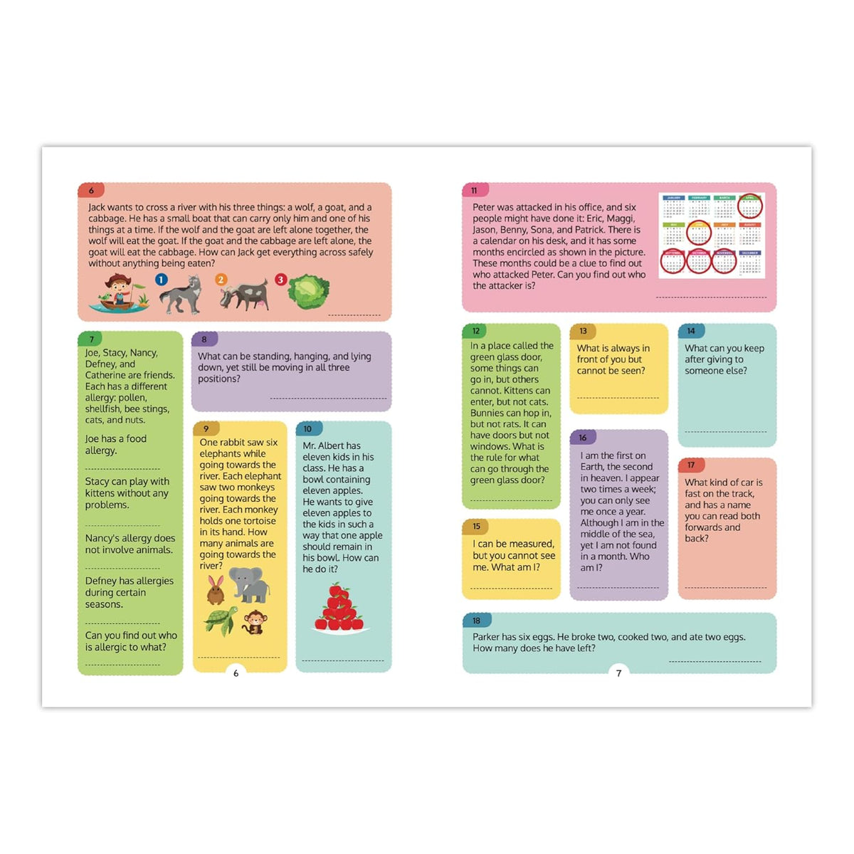 Brain Teasers: 501 Difficult Riddles for Smart Kids