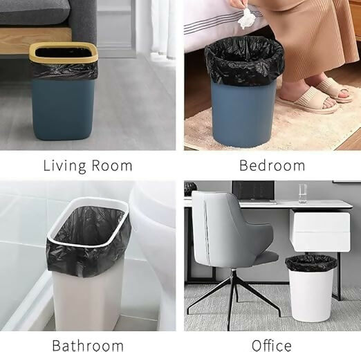 Heavy-Duty Large Black Trash Bags 55 Gallon Sturdy & Tear-Resistant Garbage Bags for Commercial, Lawn & Leaf Use (Pack of 100)