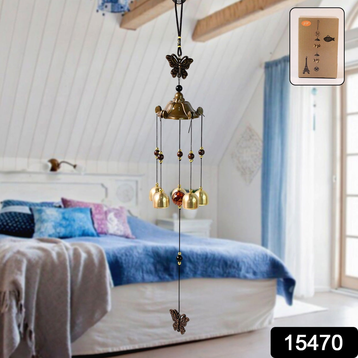 Decorative Wind Bell Chimes Outdoor Hanging (1 Pc) HP DD