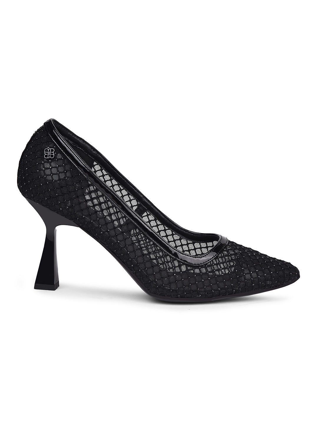 Bata Women Black Pointed-Toe Spool Heel Pump - Black - View 2