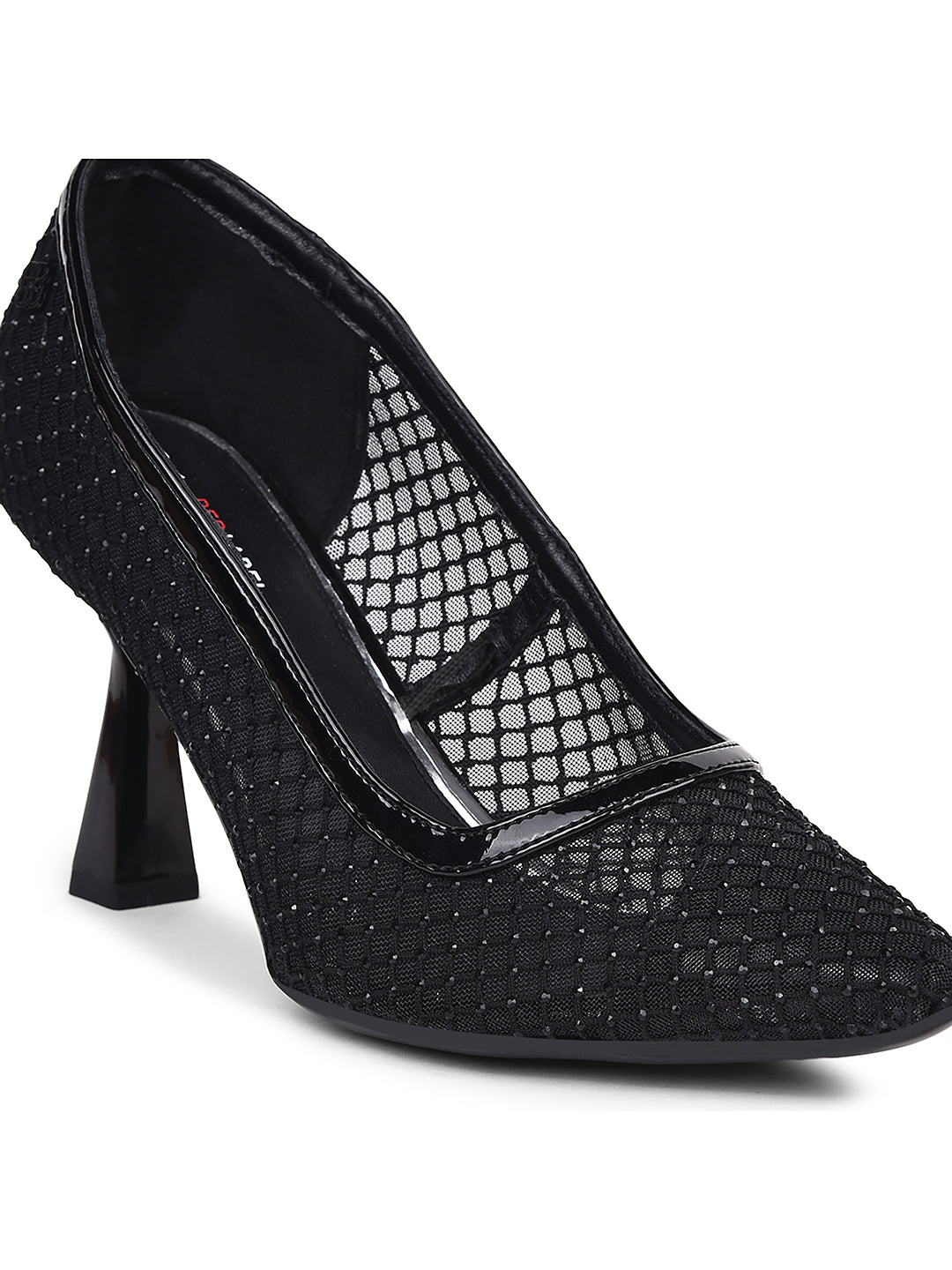 Bata Women Black Pointed-Toe Spool Heel Pump - Black - View 5