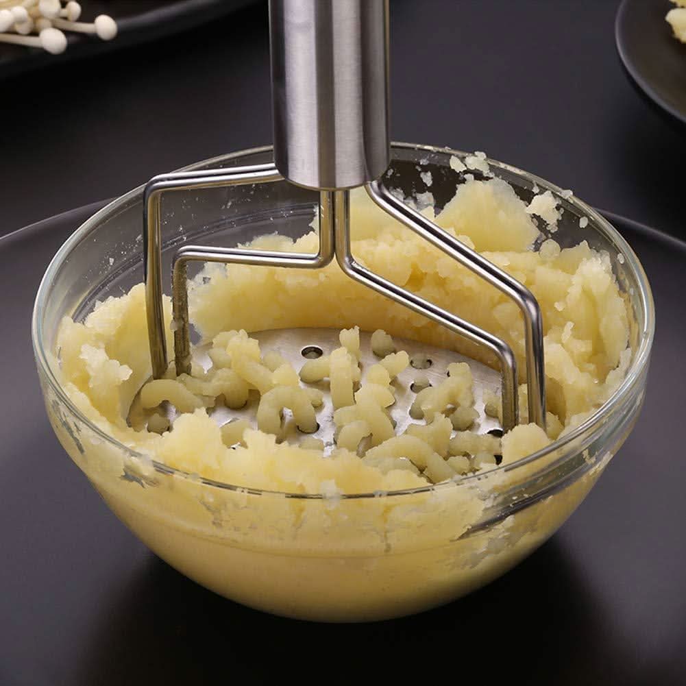 Stainless Steel Hand Masher (Mash For Dalvegetablepotatobaby Foodpav Bhaji) HP DD