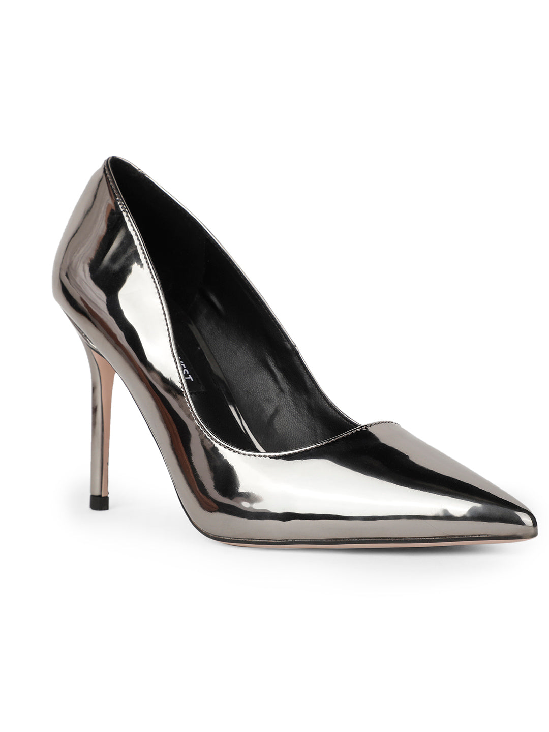 Nine West Women Pointed-Toe Kitten Heel Pump - Gold - View 1