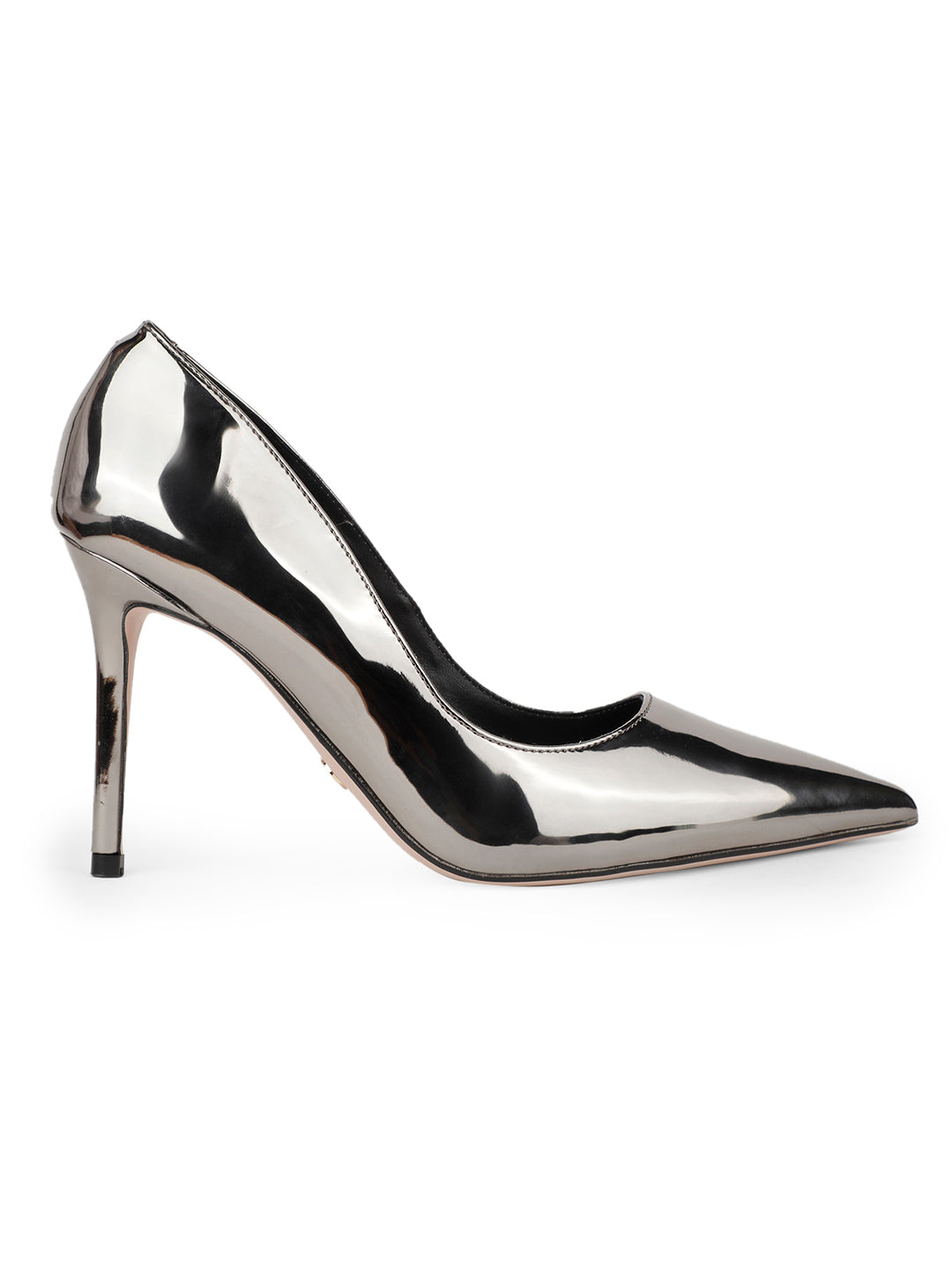 Nine West Women Pointed-Toe Kitten Heel Pump - Gold - View 2
