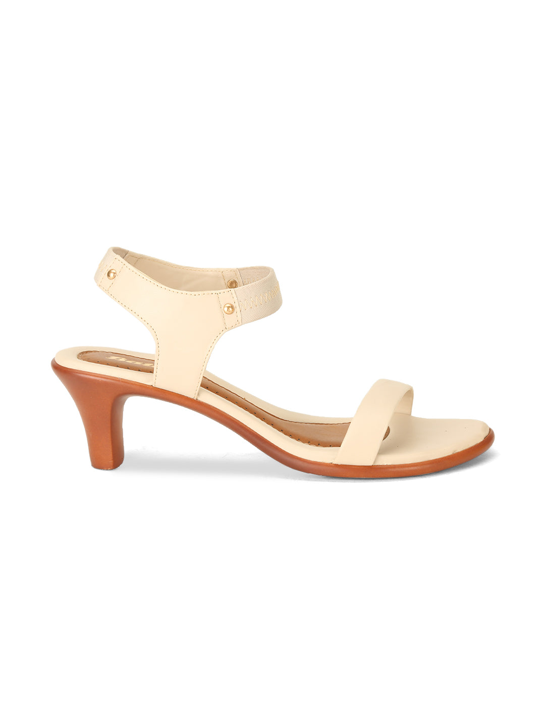Bata Women Beige Casual Wedge Heel Sandal - Beige - View 3