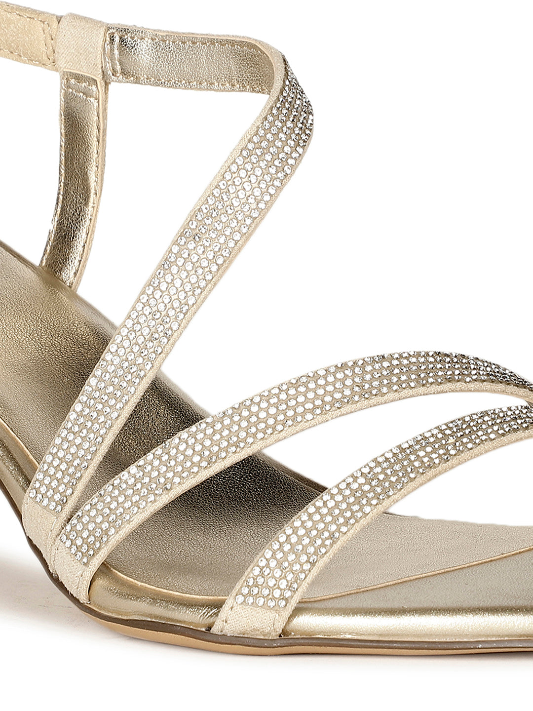 Naturalizer Women Beige BackStrap Block Heel Sandal - Beige - View 5