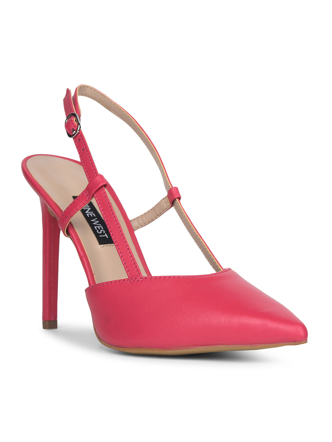 Nine West Women Pointed-Toe Stiletto Heel Sandal - Pink - View 1