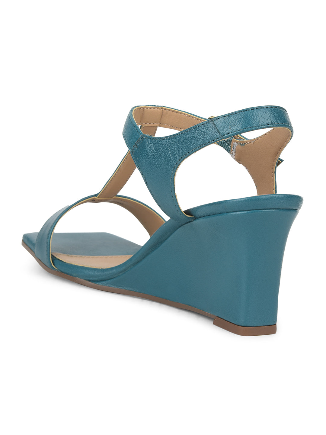 Nine West Women's Dark Green Wedge Heel Sandals - Dark Green