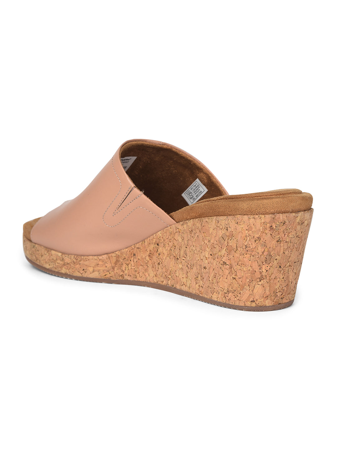 Hush Puppies Women Rose Gold Wedge Heel Mule Sandal - Rose Gold - View 3