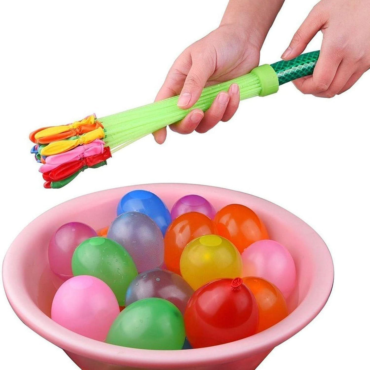 111pc Holi Balloons Set – Colorful Water Balloons for Festive Fun and Celebrations HP DD