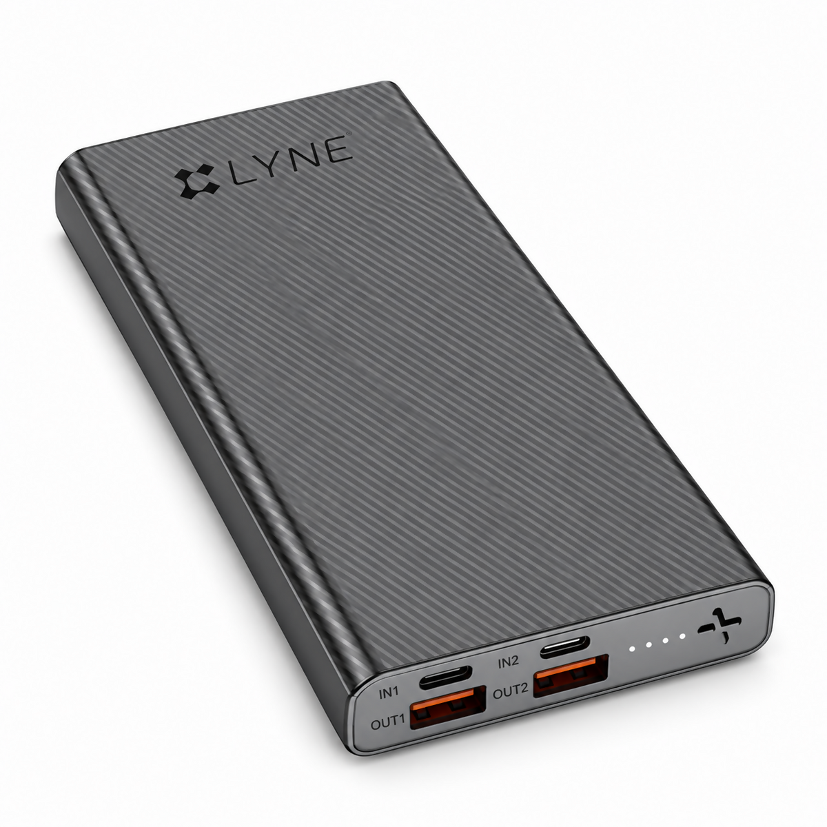 LYNE PowerBox 14 10000mAh 17W Fast Charging Power Bank with Dual USB Output & Type-C/Micro USB Input