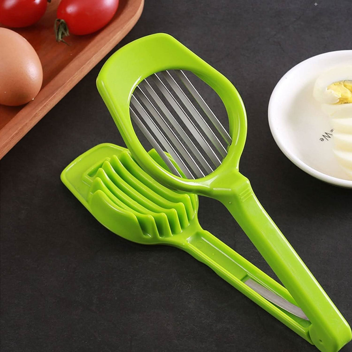 Multipurpose Slicer with 7 Blades Egg, Strawberry & Fruit Cutter HP DD