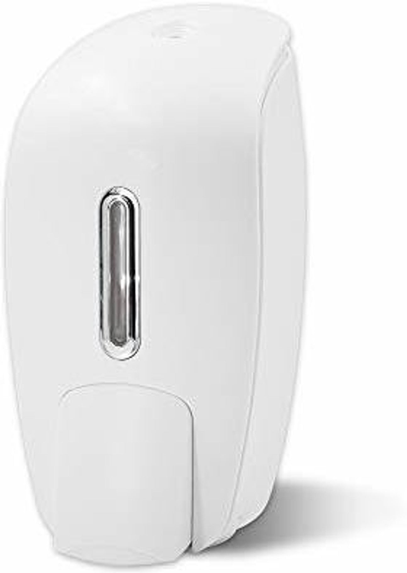 PLAZA - Stylish Push Type Liquid Soap, Lotion & Hand Sanitizer Dispenser Surface Mounted 1000 ml Capacity (White)