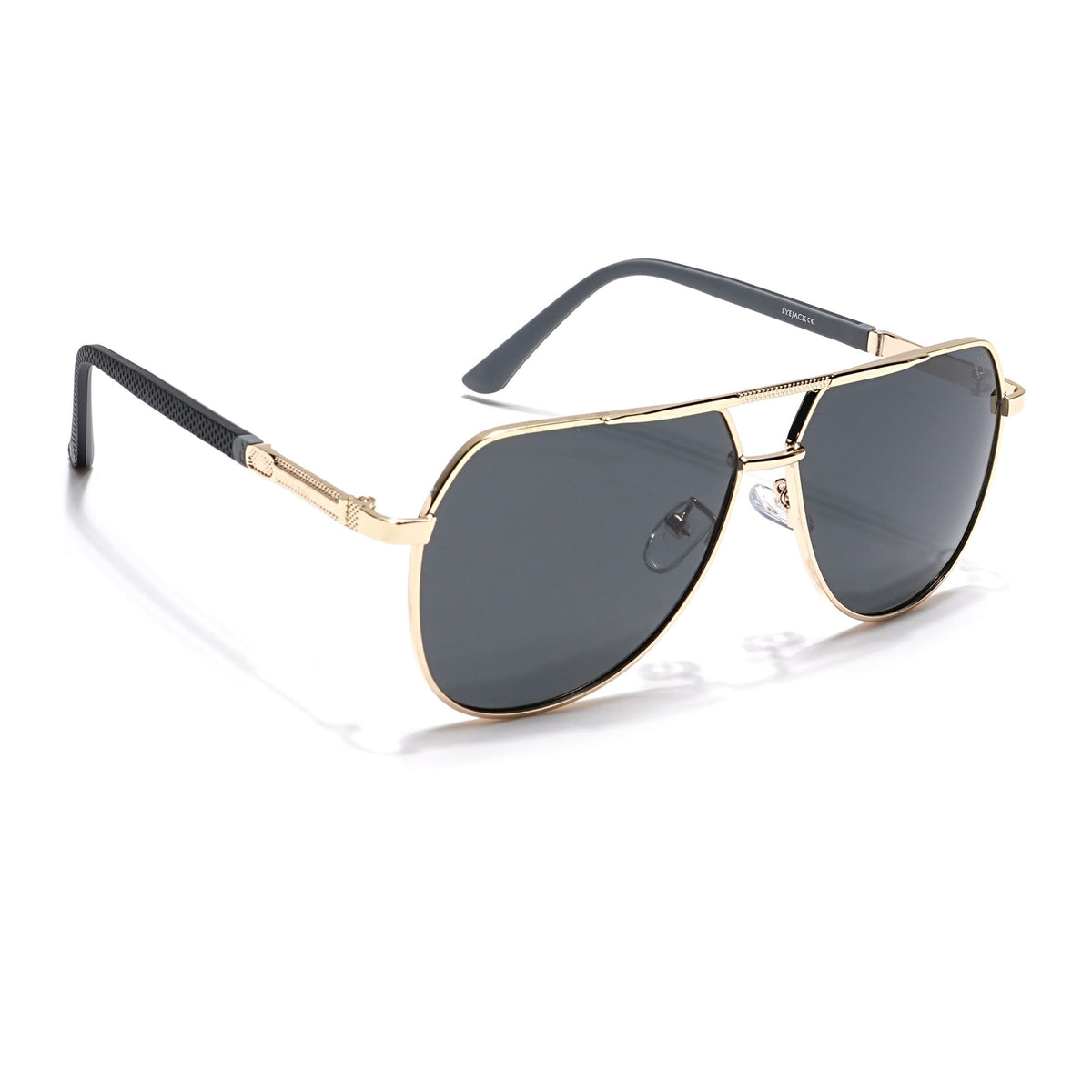 Eyejack Golden Aviator Sunglasses for Men and Women - view 3