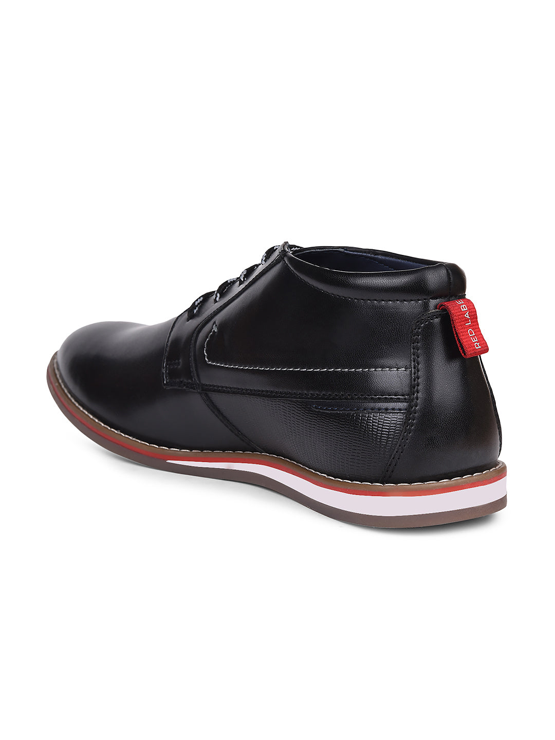 Bata Men Black Casual Ankle Length Lace-up Boots - Black - View 3
