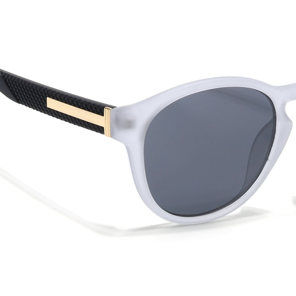 Eyejack Grey Round Sunglasses for Men and Women - view 5