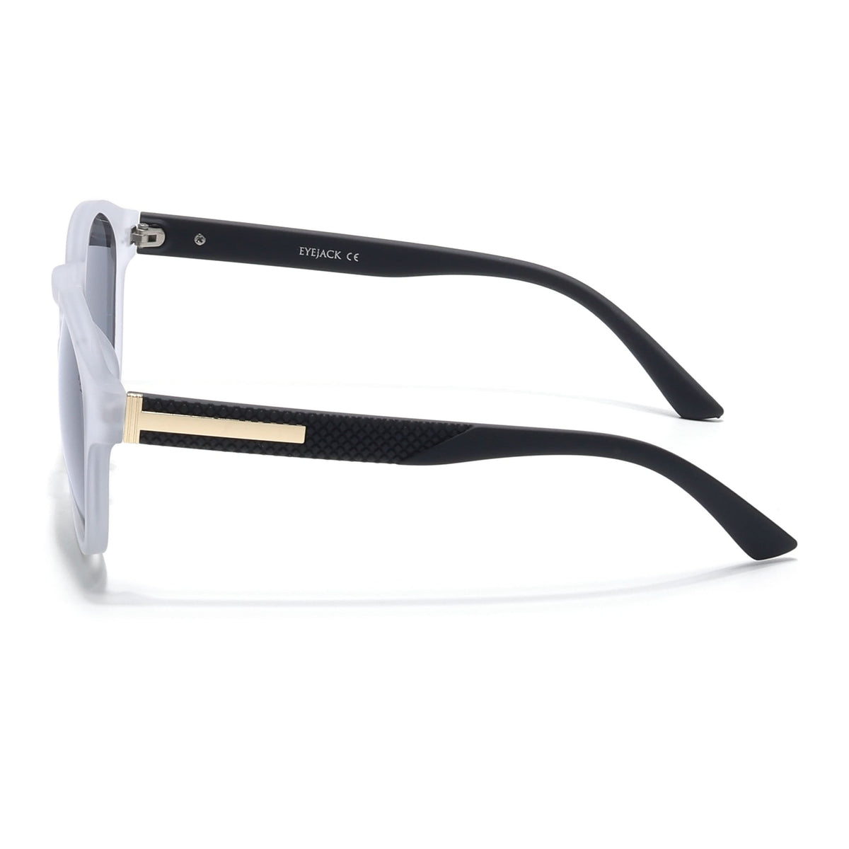 Eyejack Grey Round Sunglasses for Men and Women - view 7
