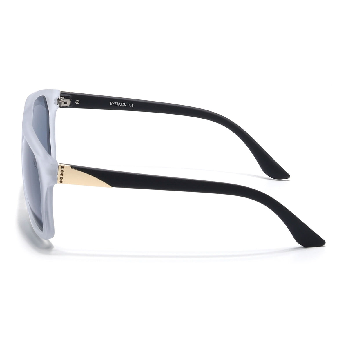 Eyejack Grey Wayfarer Sunglasses for Men and Women - Style 1052 - view 7
