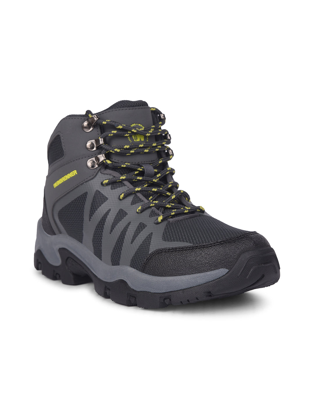 Weinbrenner Men Grey Casual Ankle Length Lace-up Boots - Grey - View 1